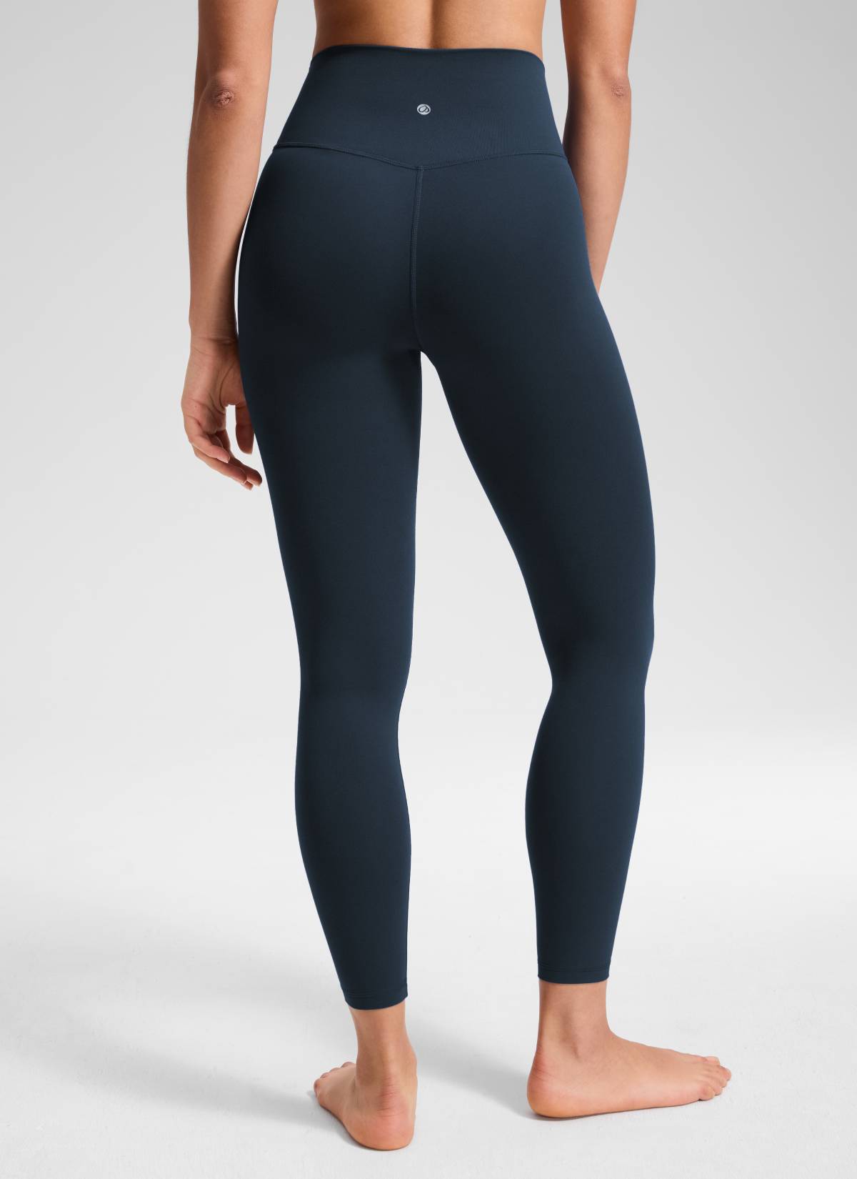 CRZ YOGA Dames High Rise Butterluxe Yoga Legging 64 cm V-vormige Kruistaille True Navy