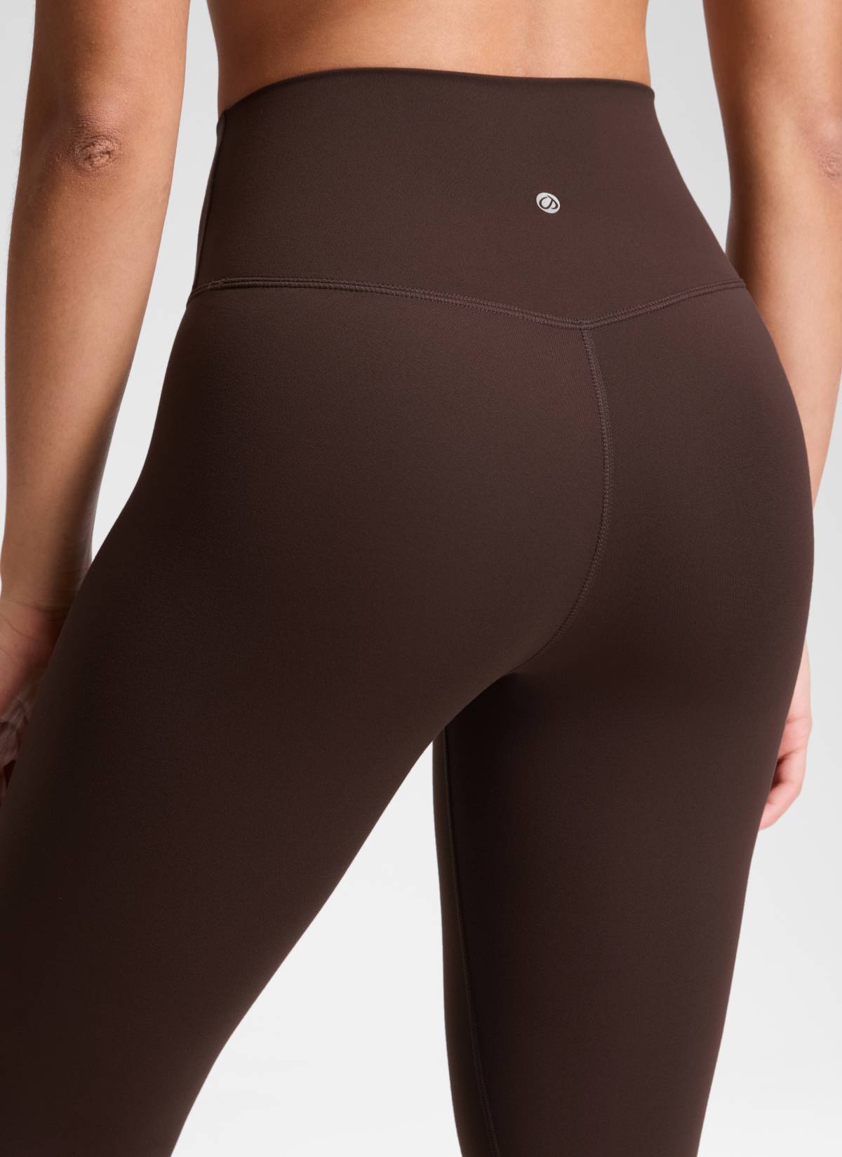 CRZ YOGA Dames High Rise Butterluxe Yogalegging 64 cm V-kruistaille Hot Fudge Brown