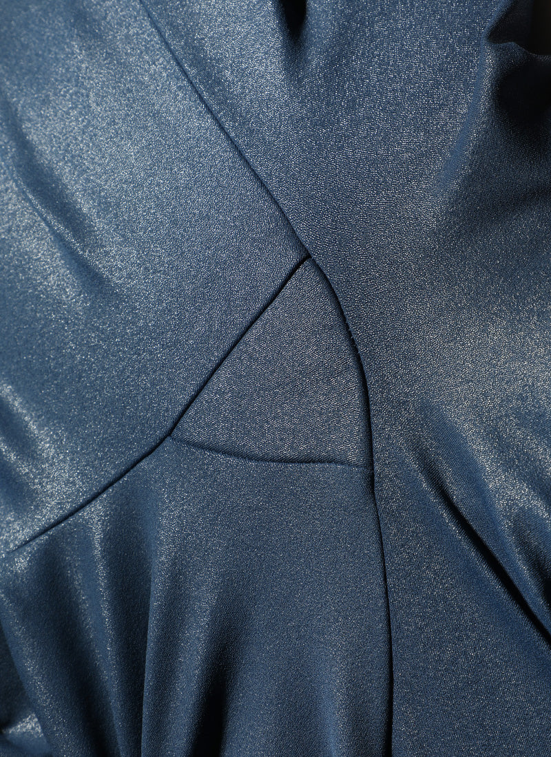 CRZ YOGA – damskie legginsy z matowej sztucznej skóry Butterluxe bez przedniego szwu, długość 26,5'' – kolor FRENCH NAVY, klasyczny wzór
