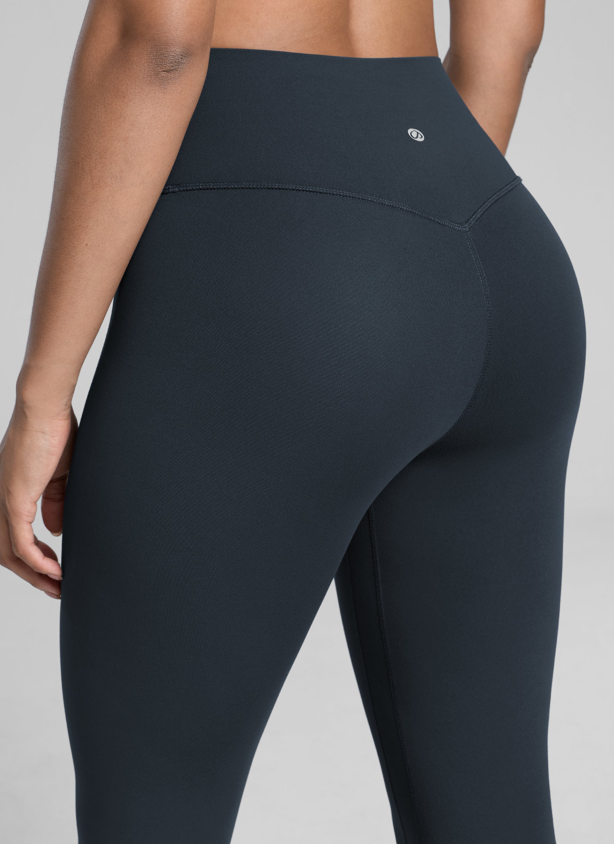 CRZ YOGA Women's Workout High Rise Butterlift Yoga Leggings 25'' True Navy