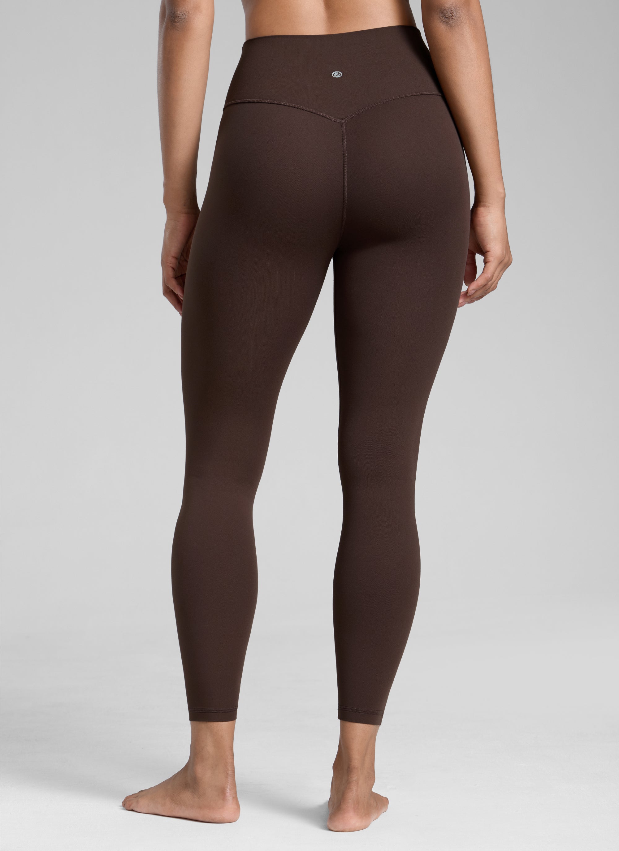 CRZ YOGA Дамски спортен клин за йога с висока талия Butterlift 64 см Hot Fudge Brown