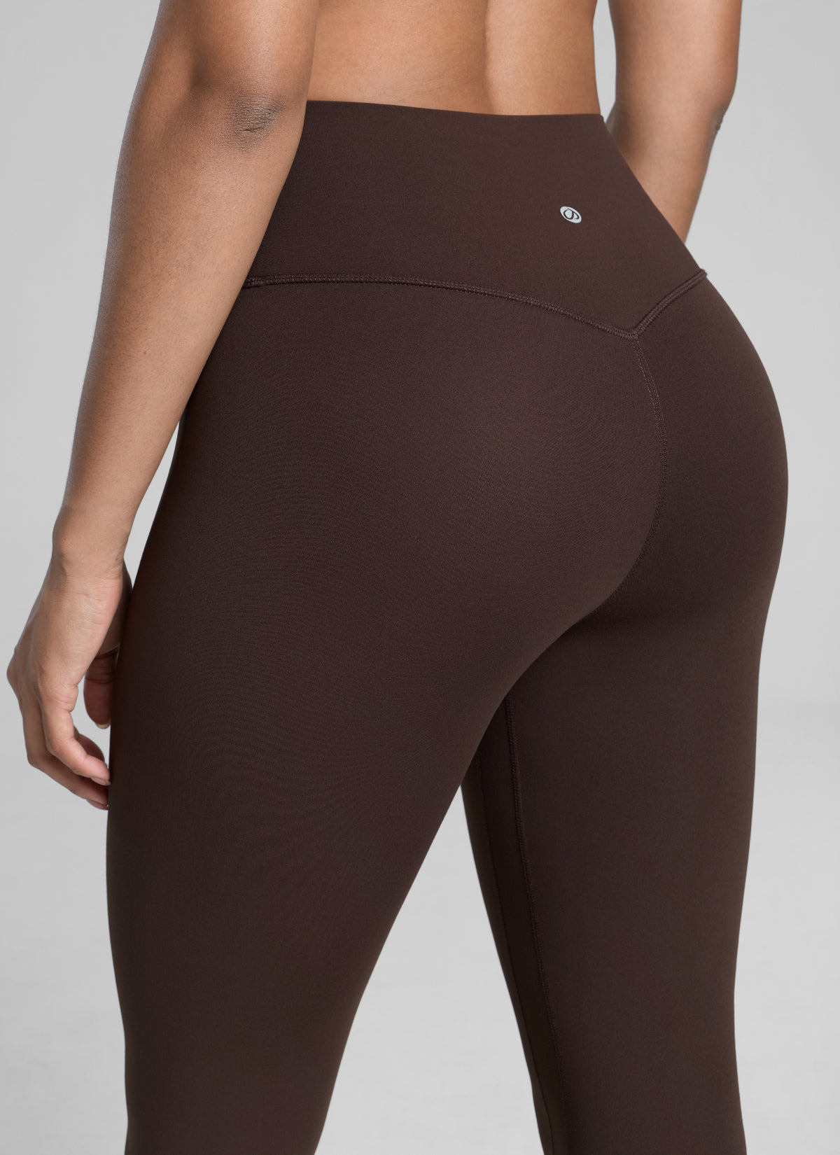 CRZ YOGA Träningsleggings med hög midja och Butterlift för dam, 64 cm, Hot Fudge Brown @model_info:Barbara
