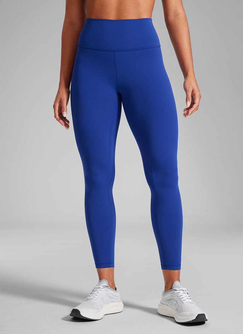 CRZ YOGA Дамски спортен клин за йога с висока талия Butterlift 64 см Waves Blue