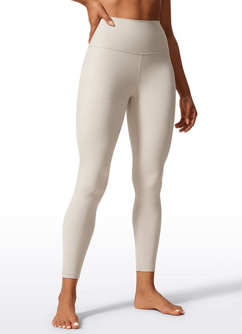 CRZ YOGA Leggings da Yoga da Donna da Allenamento a Vita Alta Butterlift 64 cm Mojave Tan