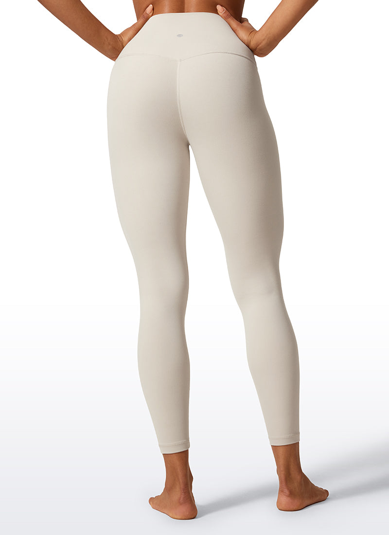 CRZ YOGA Leggings da Yoga da Donna da Allenamento a Vita Alta Butterlift 64 cm Mojave Tan