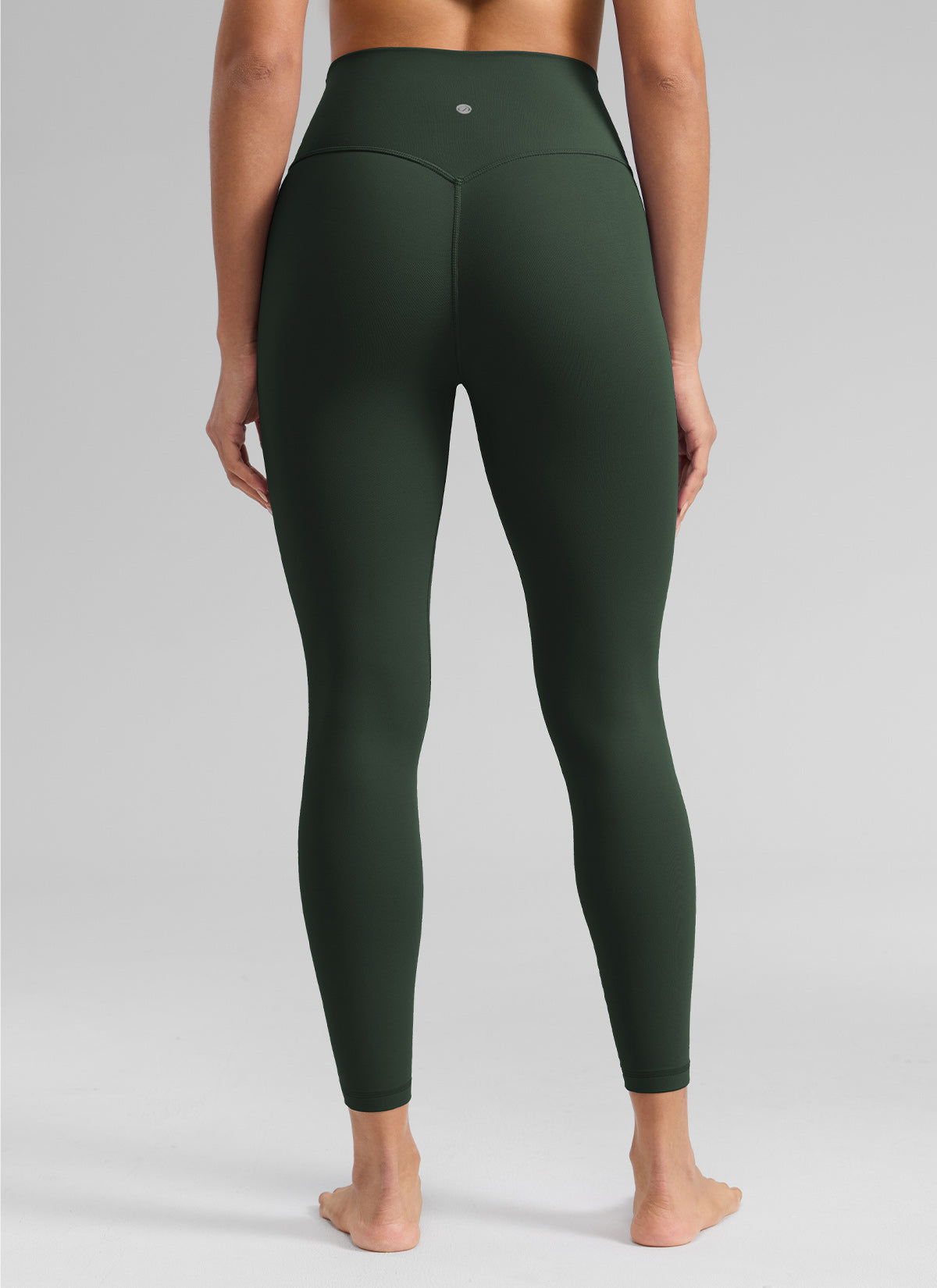 CRZ YOGA Дамски спортни клин за йога с висока талия Butterlift 64 cm Legend Green