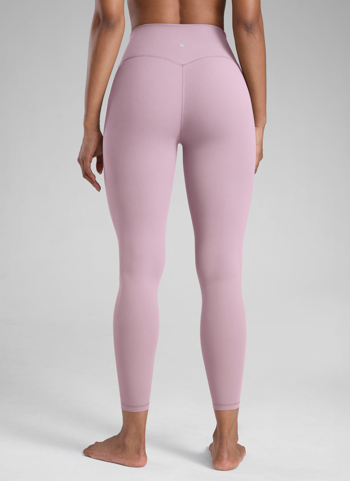 CRZ YOGA Leggings da yoga da allenamento da donna a vita alta " Butterlift ", 25'' Rosa-Lilla @model_info:Barbara