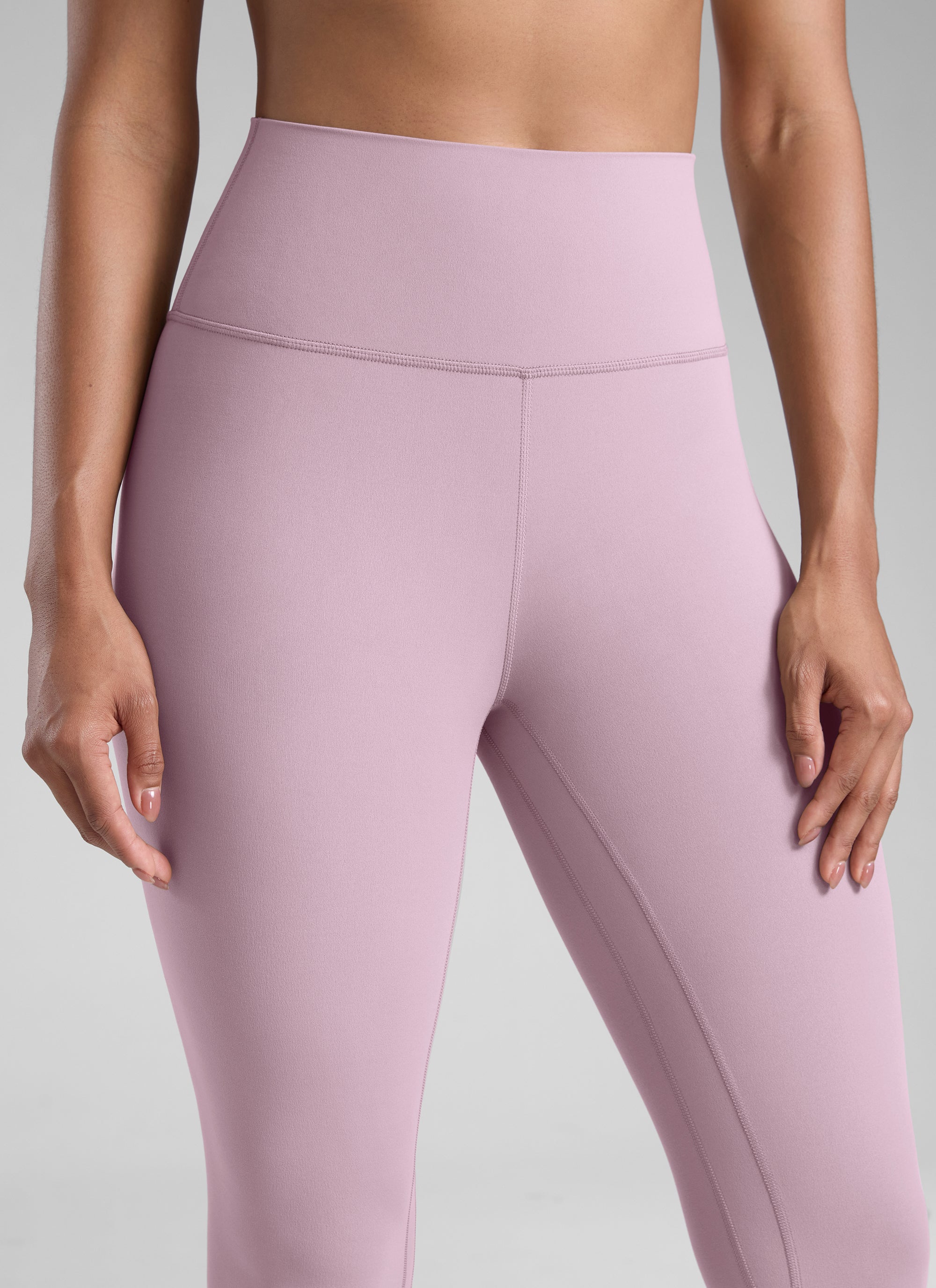 CRZ YOGA Leggings da Yoga da Donna da Allenamento a Vita Alta Butterlift 64 cm Pink Lilac