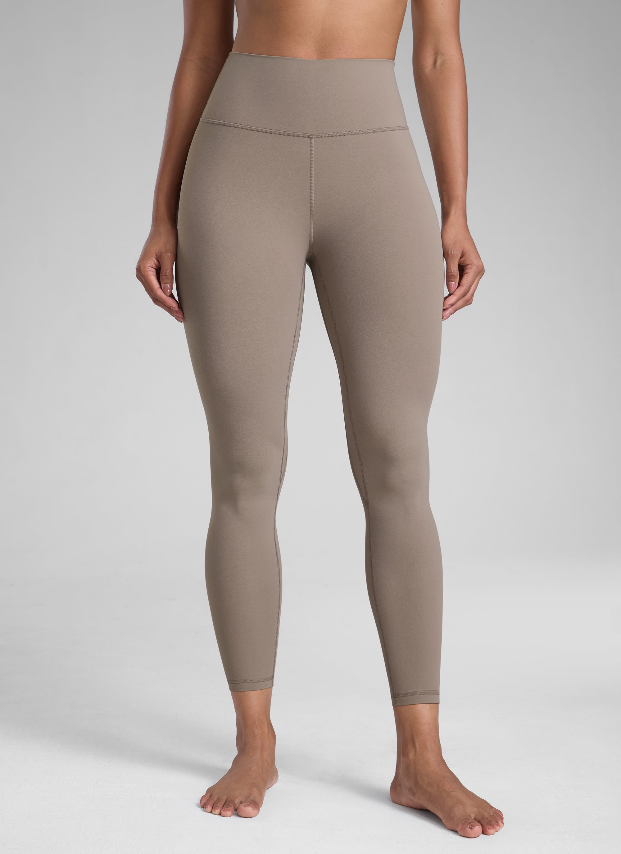 CRZ YOGA Leggings da Yoga da Donna Butterlift a Vita Alta per Allenamento 64 cm Latte Cremoso