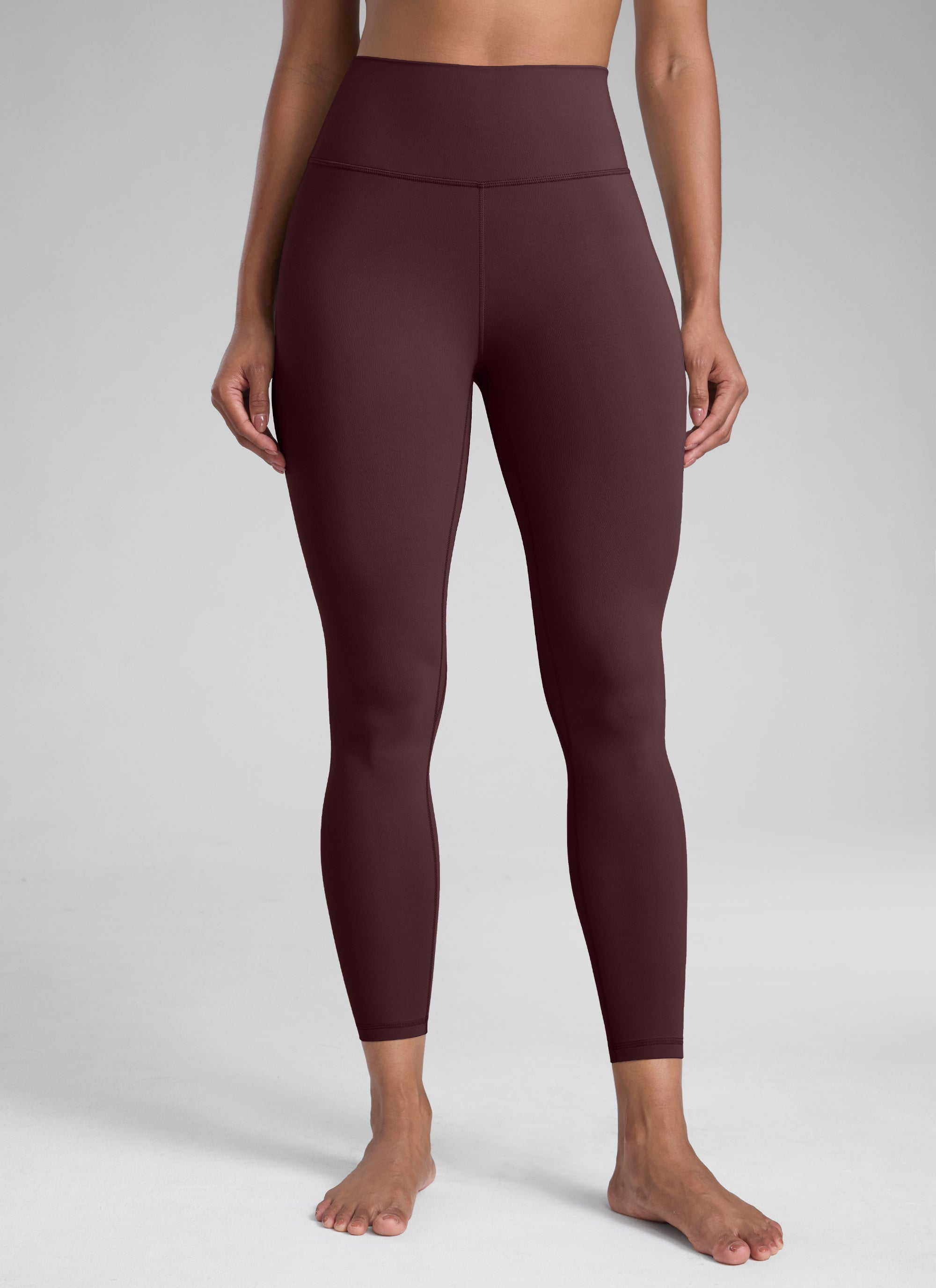 CRZ YOGA Дамски спортни клин за йога с висока талия Butterlift 64 cm Ripe Plum