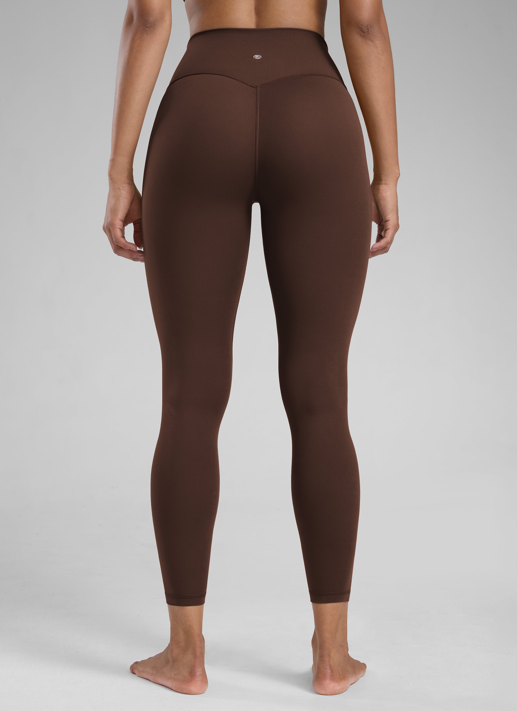 CRZ YOGA Дамски спортни клин за йога с висока талия Butterlift 64 cm Lava Brown