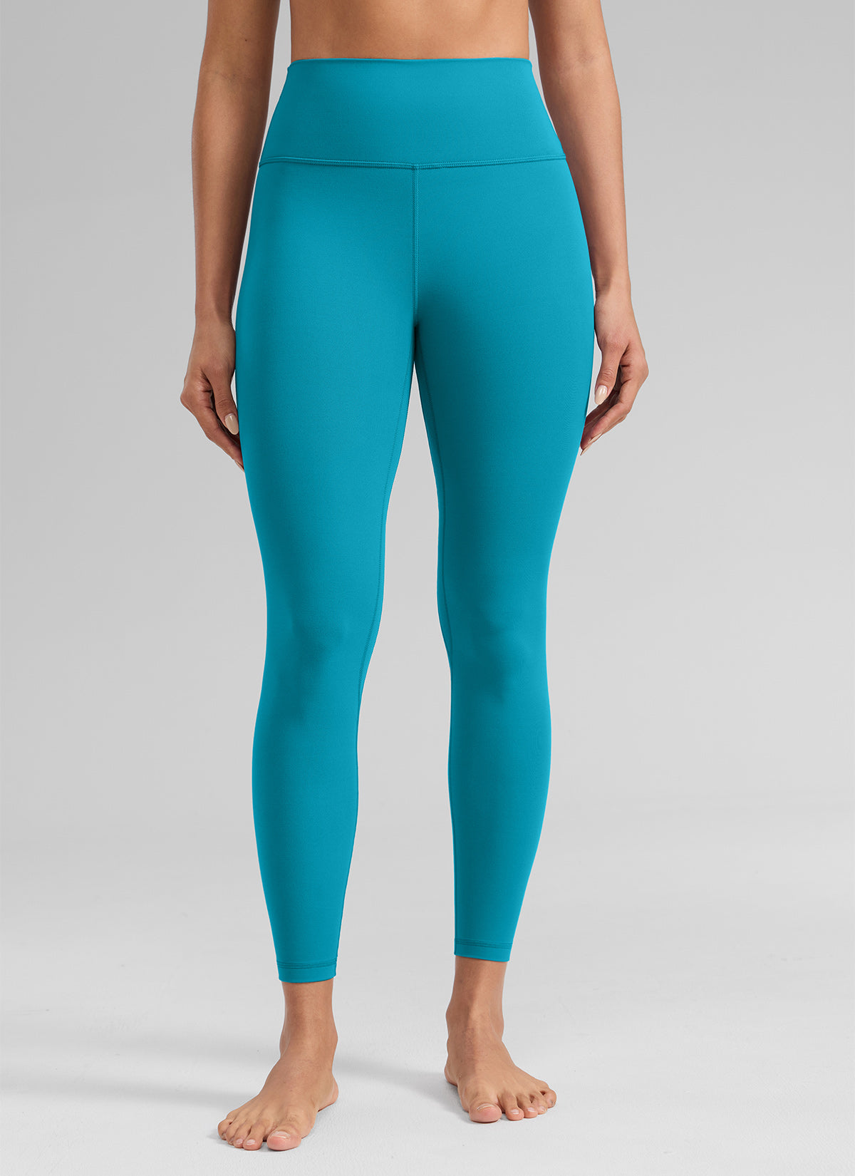 CRZ YOGA Leggings da Yoga da Donna da Allenamento a Vita Alta Butterlift 64 cm Hawaiian Blue