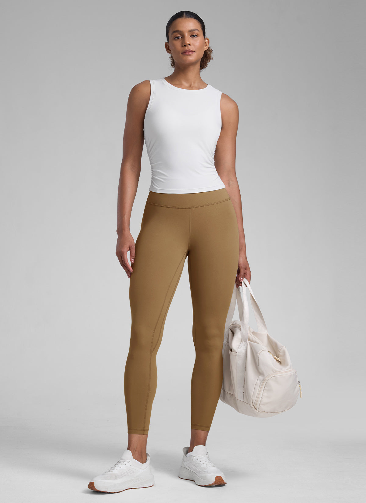 CRZ YOGA Дамски спортни клин за йога с висока талия Butterlift 64 cm Allspice