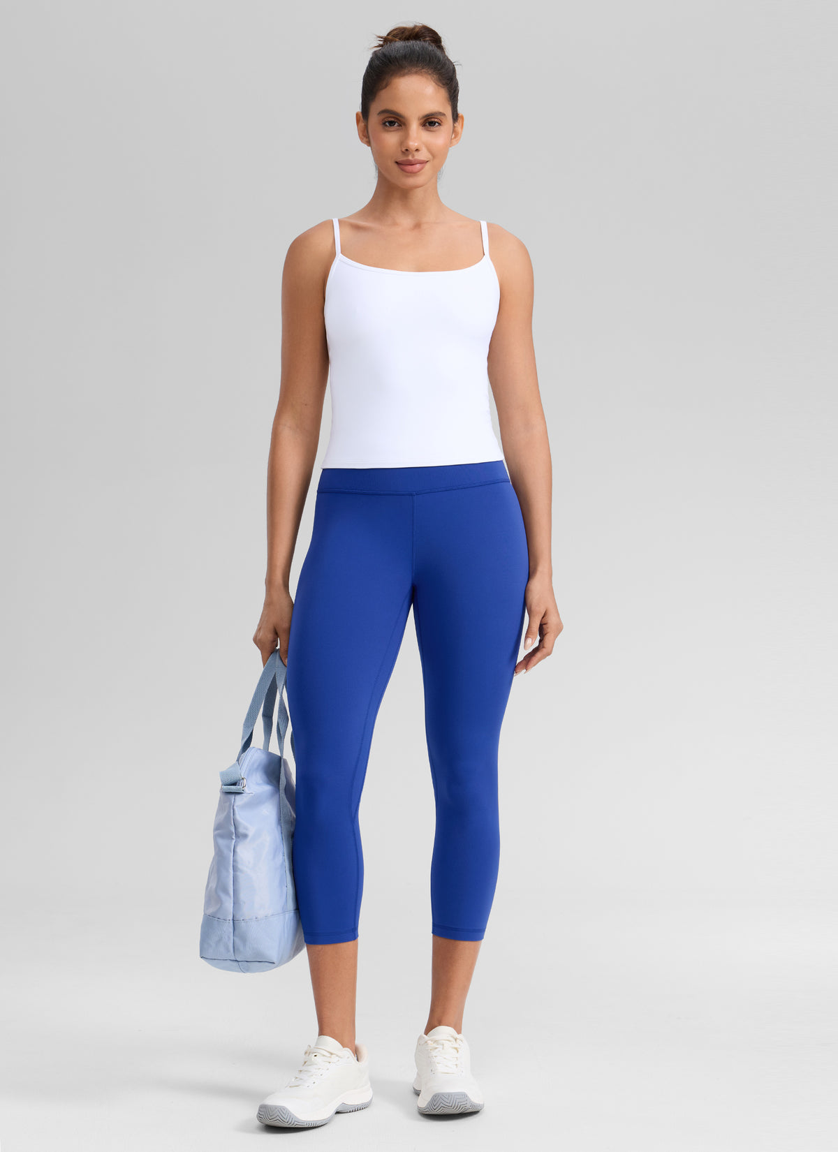 CRZ YOGA Dame Capris Treningsleggings med høy midje 21