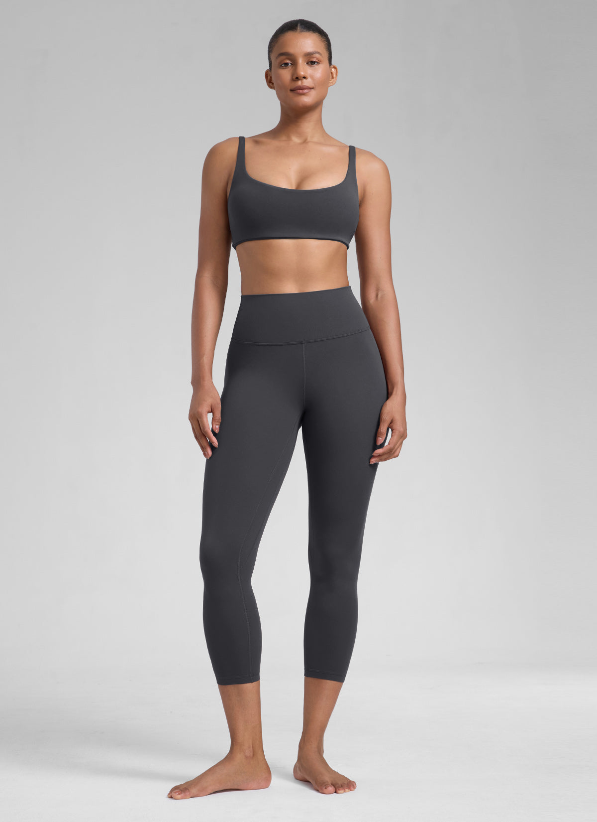 CRZ YOGA Women's High Waisted Capris Workout Leggings 23