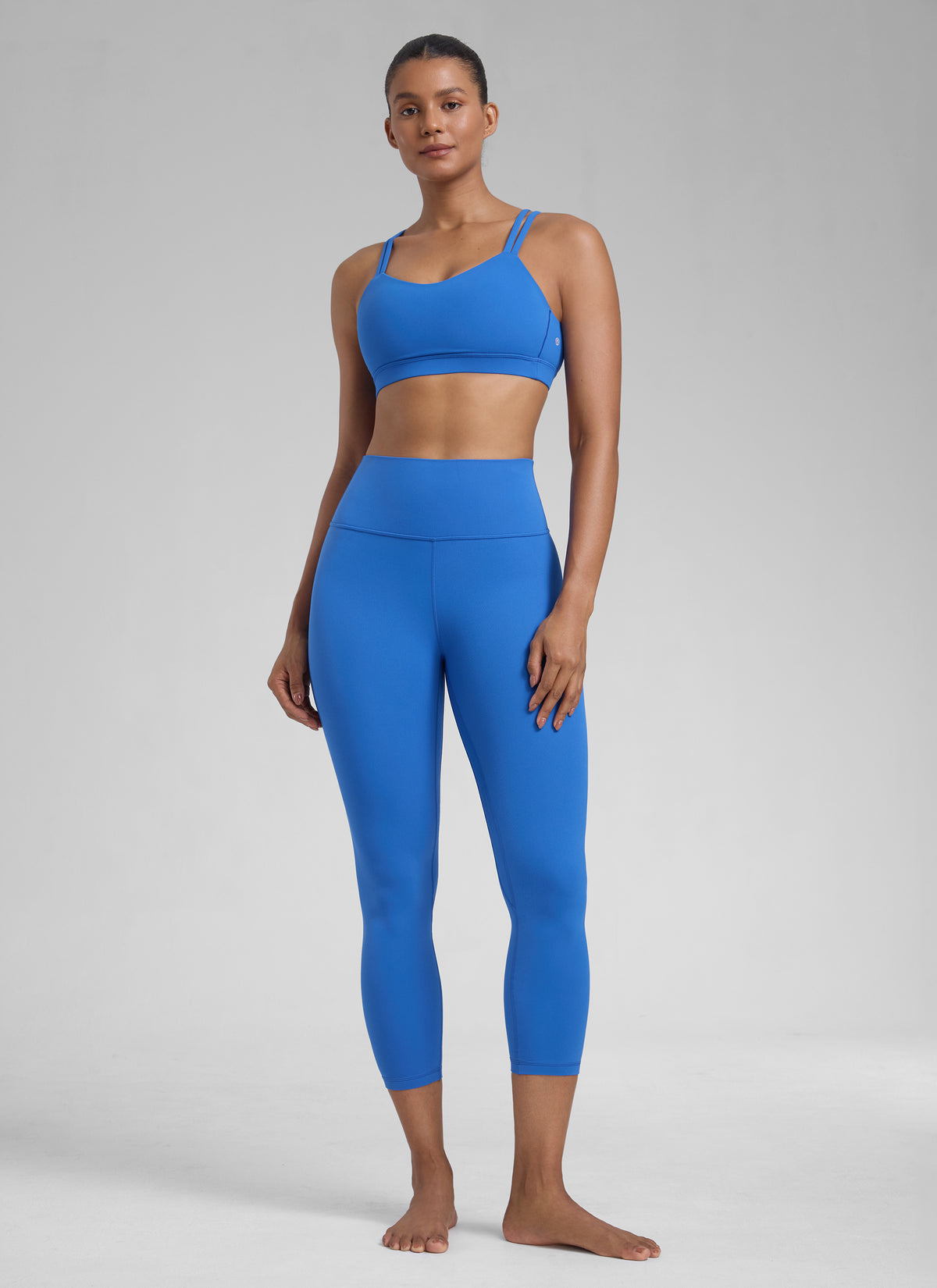 CRZ YOGA Dame Capris Treningsleggings med høy midje 23