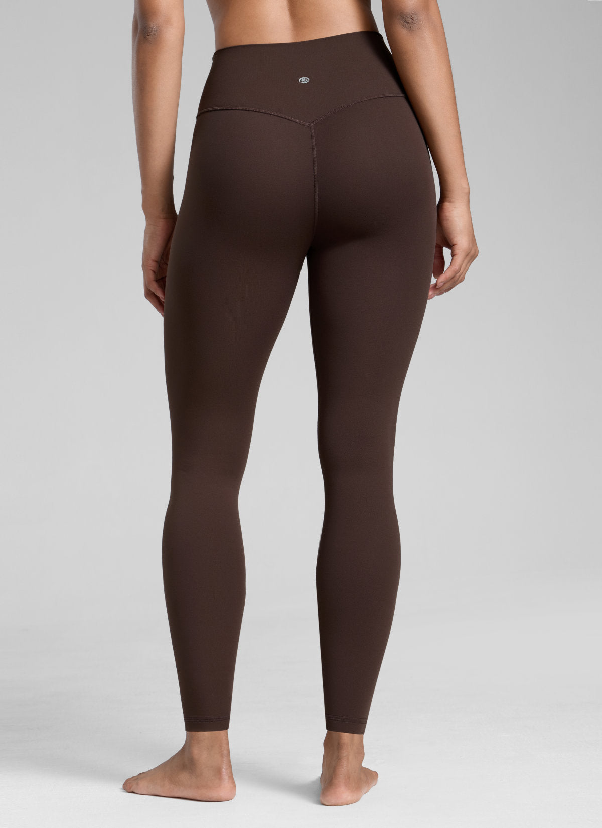 CRZ YOGA Träningsleggings med hög midja och Butterlift för damer 71 cm Hot Fudge Brown @model_info:Barbara