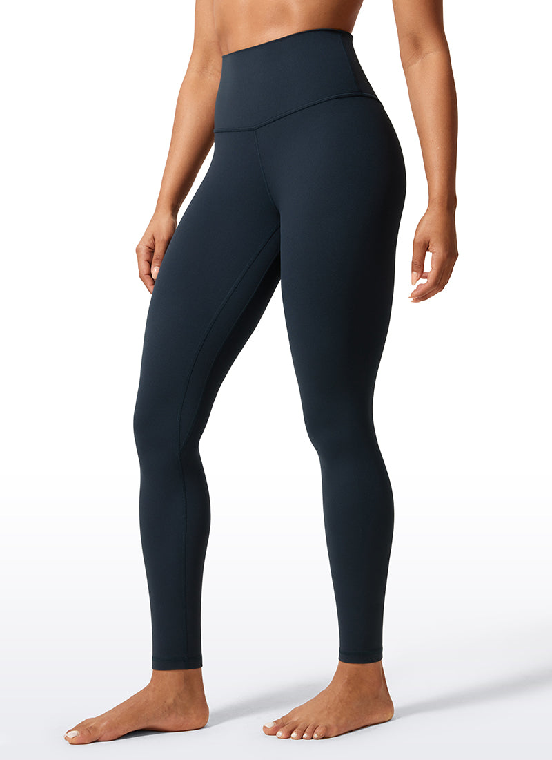 CRZ YOGA Träningsleggings med hög midja och Butterlift för damer 71 cm True Navy @model_info:Amanda