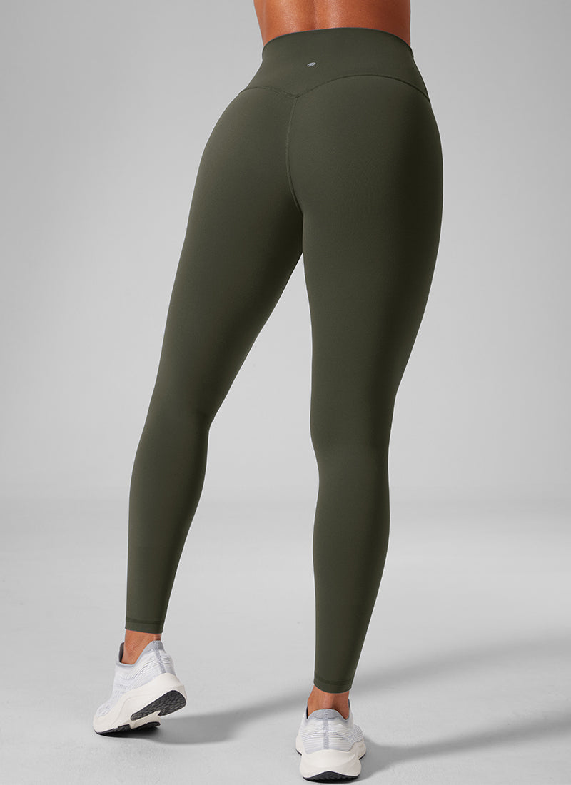 CRZ YOGA Leggings da Yoga da Donna Butterlift a Vita Alta per Allenamento 71 cm Verde Oliva