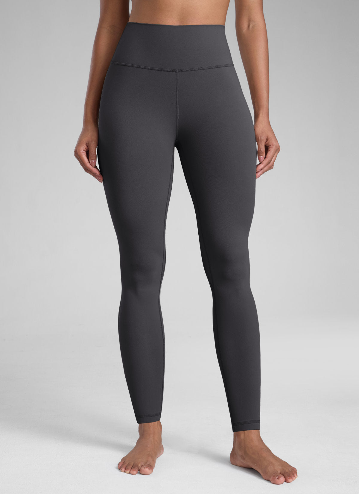 CRZ YOGA Women's Workout High Rise Butterlift Yoga Leggings 28'' Mysterious Grey