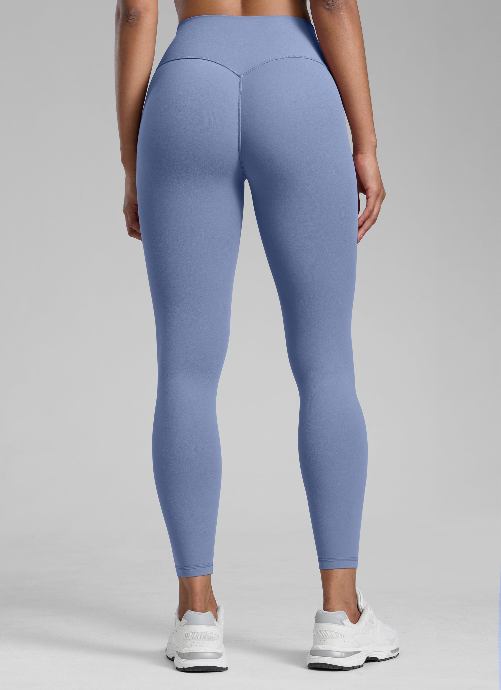 CRZ YOGA Дамски клин с висока талия Butterlift Scrunch Butt Legging без преден шев Oasis Blue