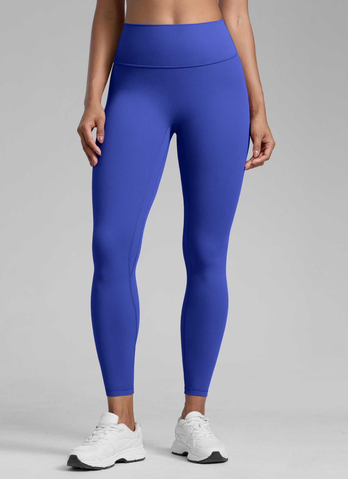 CRZ YOGA Naisten Butterlift-korkeavyötäröiset scrunch butt -treenitrikoot ilman etusaumaa Royal Blues @model_info:B