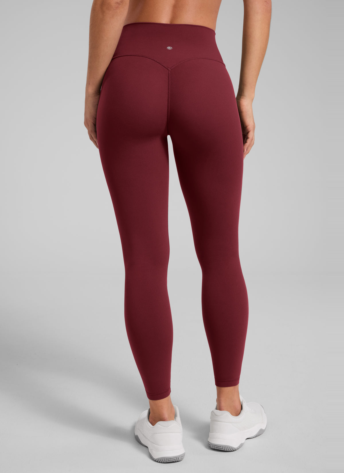 CRZ YOGA Naisten Butterlift-korkeavyötäröiset scrunch butt -treenitrikoot ilman etusaumaa Burgundy Bay @model_info:S2