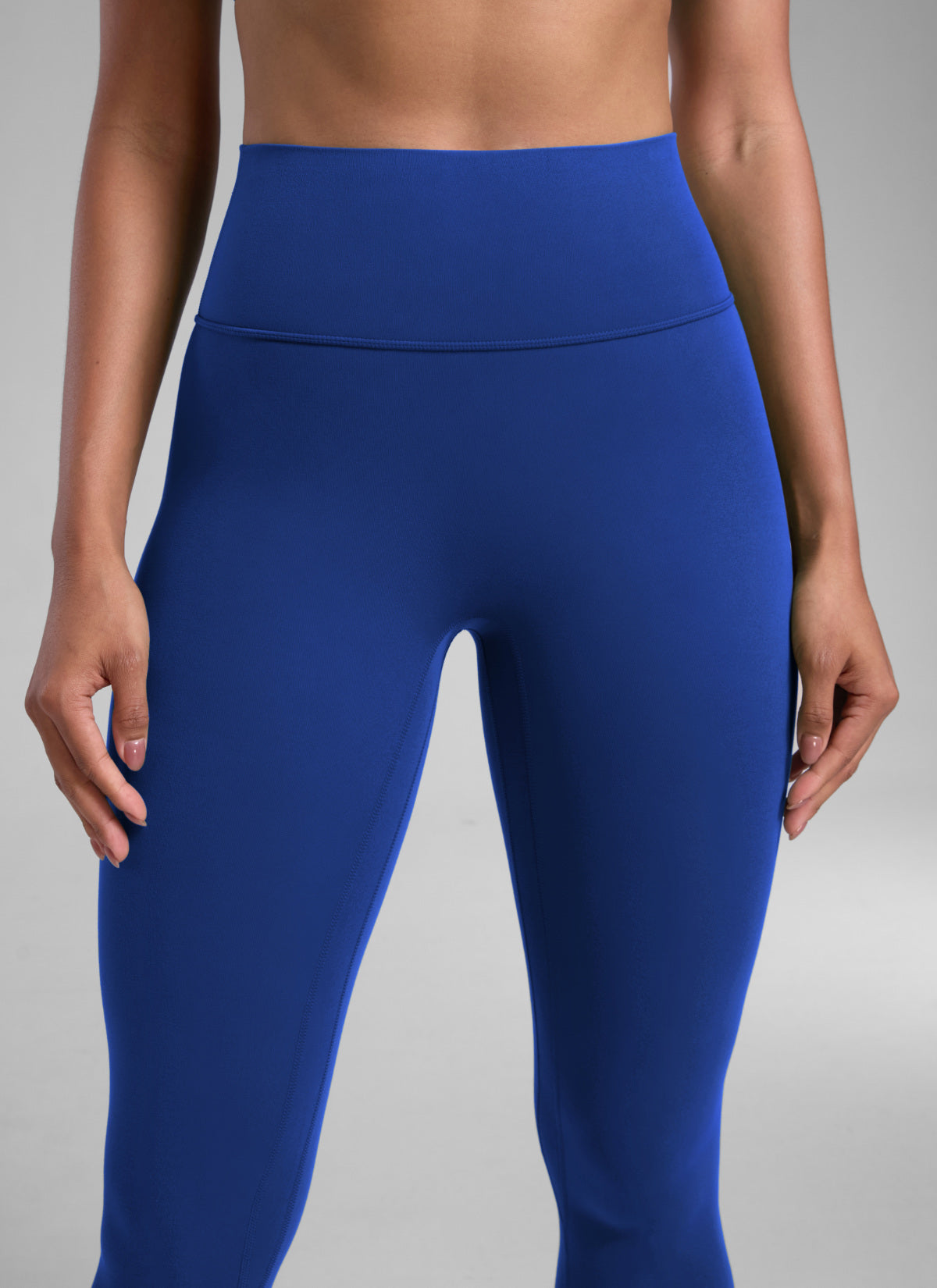 CRZ YOGA Dam Secretsculpt™ Träningsleggings utan söm fram 71 cm Waves Blue @model_info:Barbara