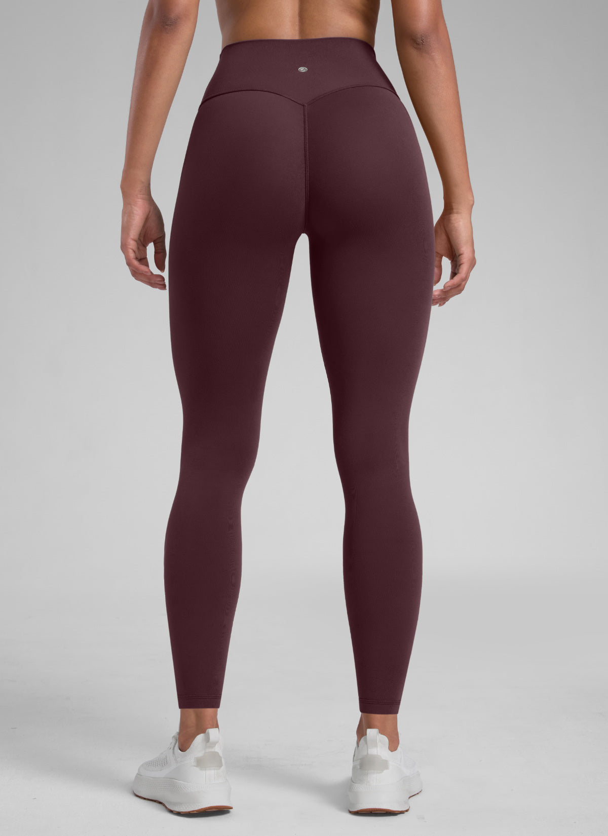 CRZ YOGA Дамски тренировъчен клин Secretsculpt™ без преден шев 71 см Ripe Plum