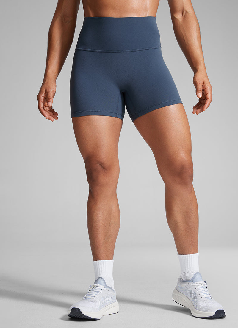 CRZ YOGA Dames Butterlift Scrunch Butt Atletische Workout Biker Shorts Stelindigo