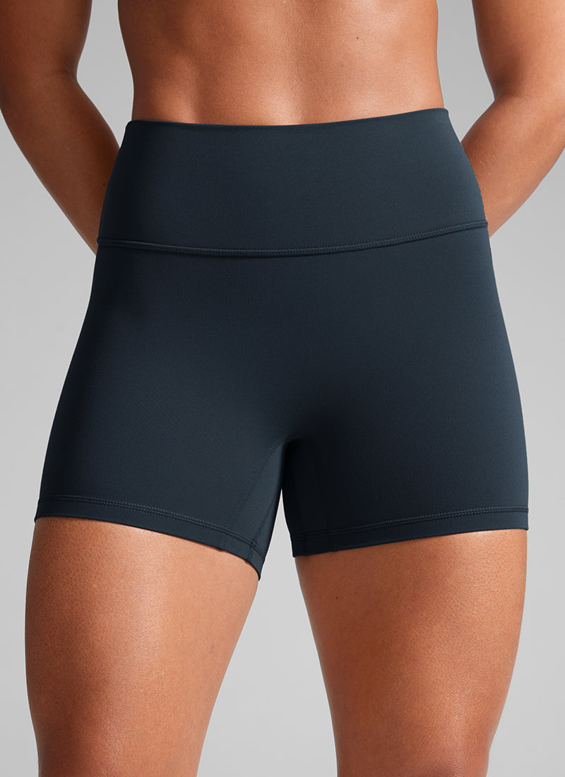CRZ YOGA Dames Butterlift Scrunch Butt Atletische Workout Biker Shorts True Navy