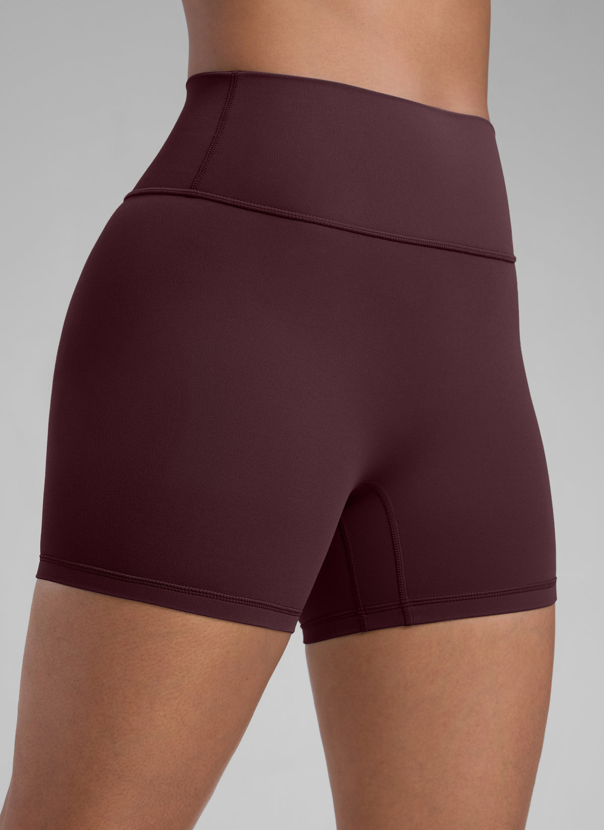 CRZ YOGA Womens Butterlift Scrunch Butt Atheletic Workout Biker Shorts Ripe Plum @model_info:B