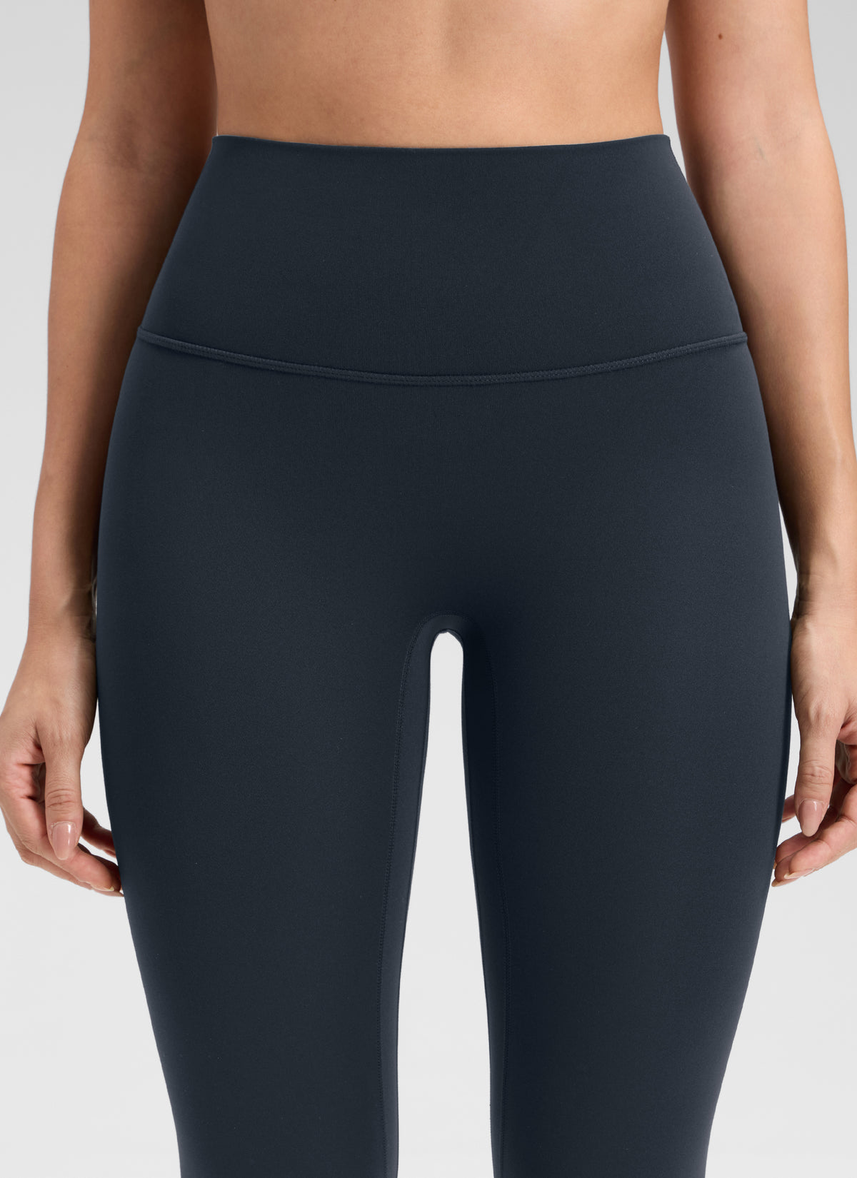 CRZ YOGA Naisten Butterluxe Jooga Korkea Vyötärö Ei Etusaumaa Leggingsit 64 cm True Navy @model_info:Bruna