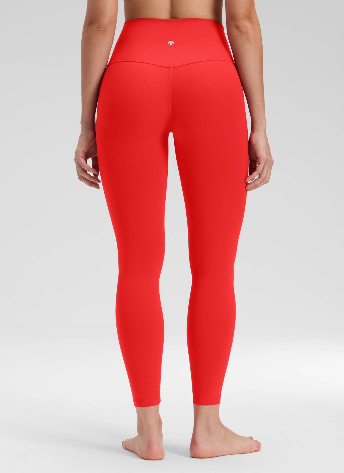 CRZ YOGA Dámske jógové legíny Butterluxe s vysokým pásom a bez predného šva 64 cm Deep Red