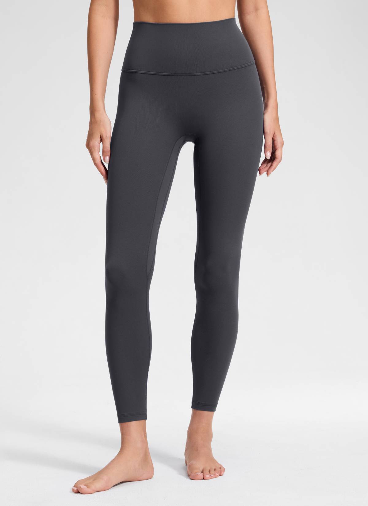 CRZ YOGA Naisten Butterluxe Jooga Korkea Vyötärö Ei Etusaumaa Leggingsit 64 cm Graphite Grey @model_info:Anna