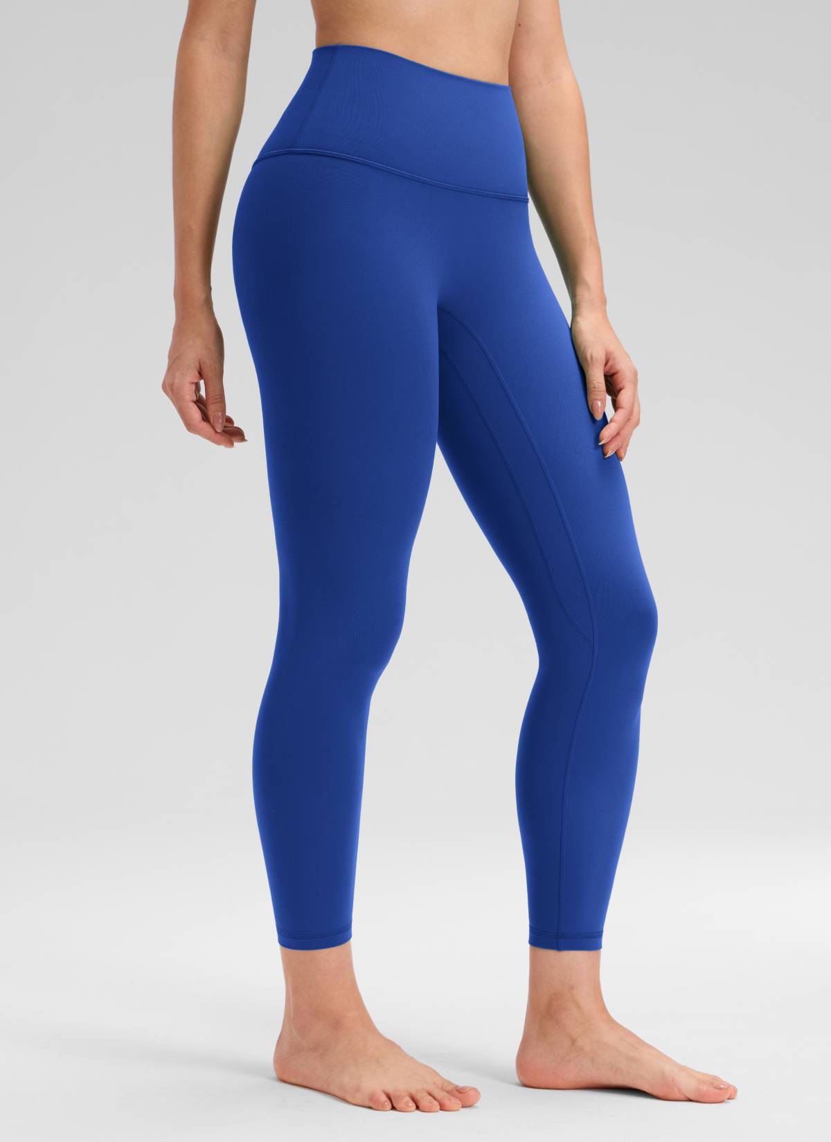 CRZ YOGA Naisten Butterluxe Joogaleggingsit Korkealla Vyötäröllä, Ilman Etusaumaa 64 cm Waves Blue