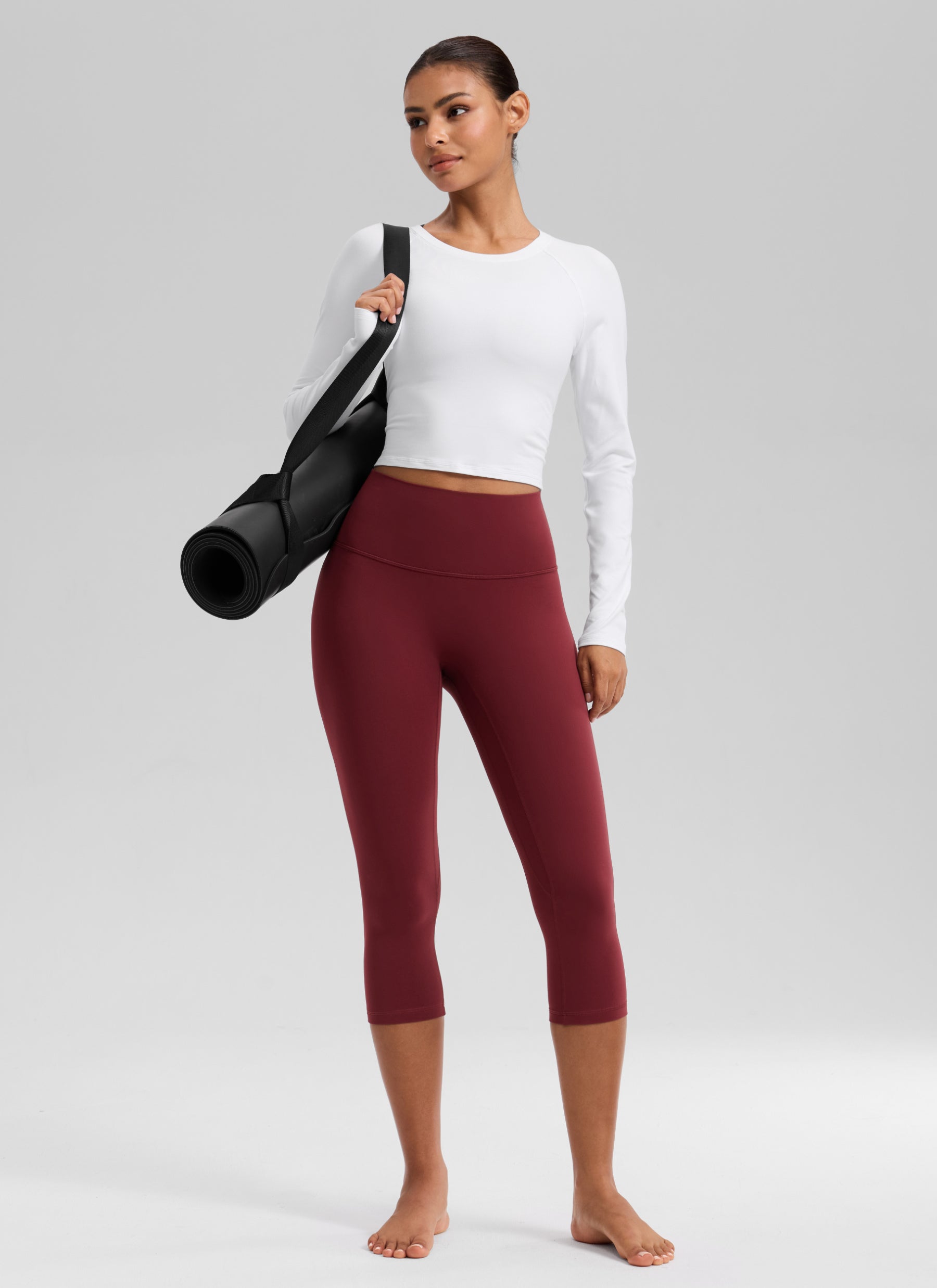 CRZ YOGA Women's Butterluxe Yoga High Rise No Front Seam Legging 19