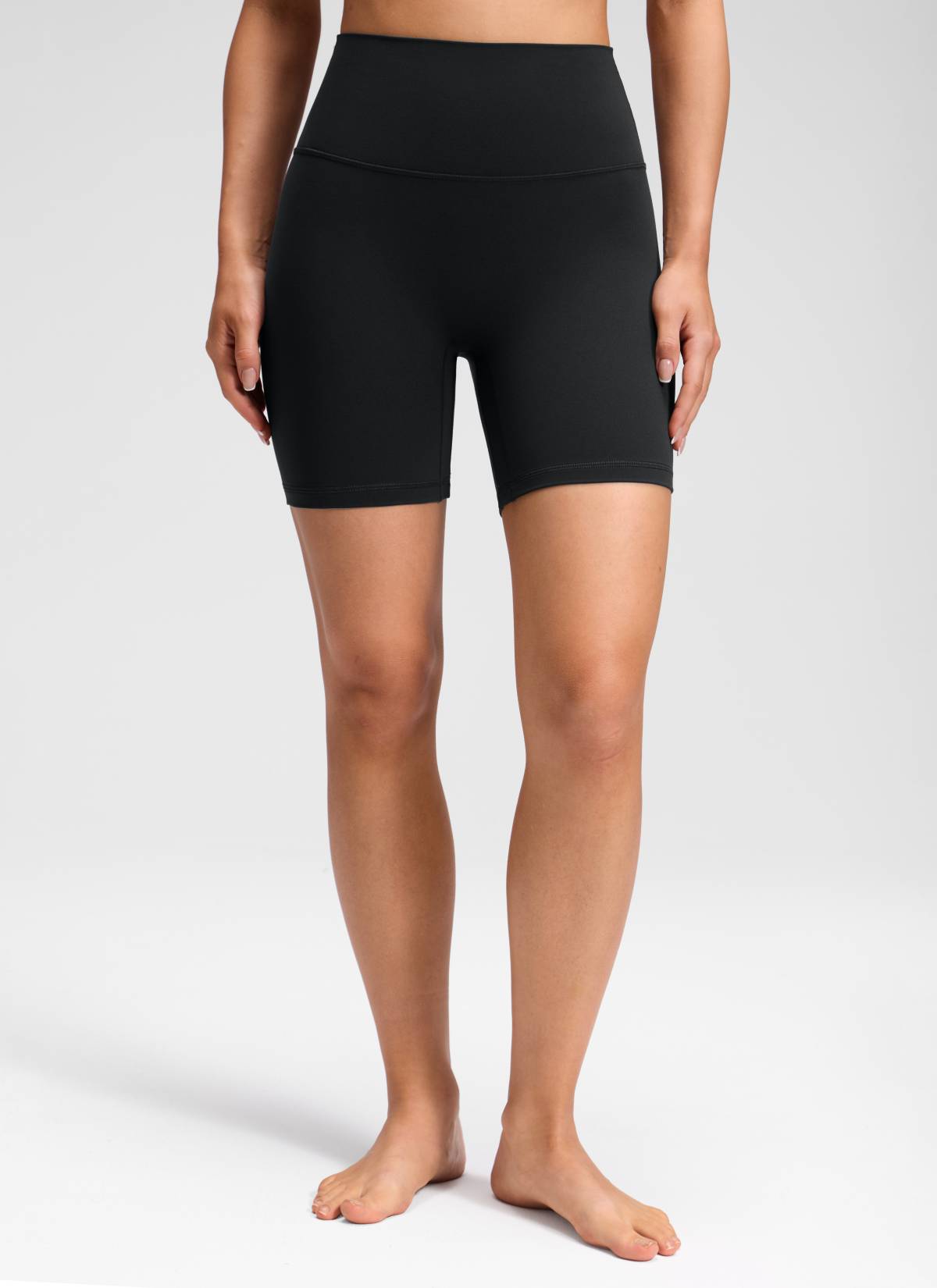 CRZ YOGA da Donna Butterluxe Short Yoga a Vita Alta Senza Cucitura Frontale 15 cm