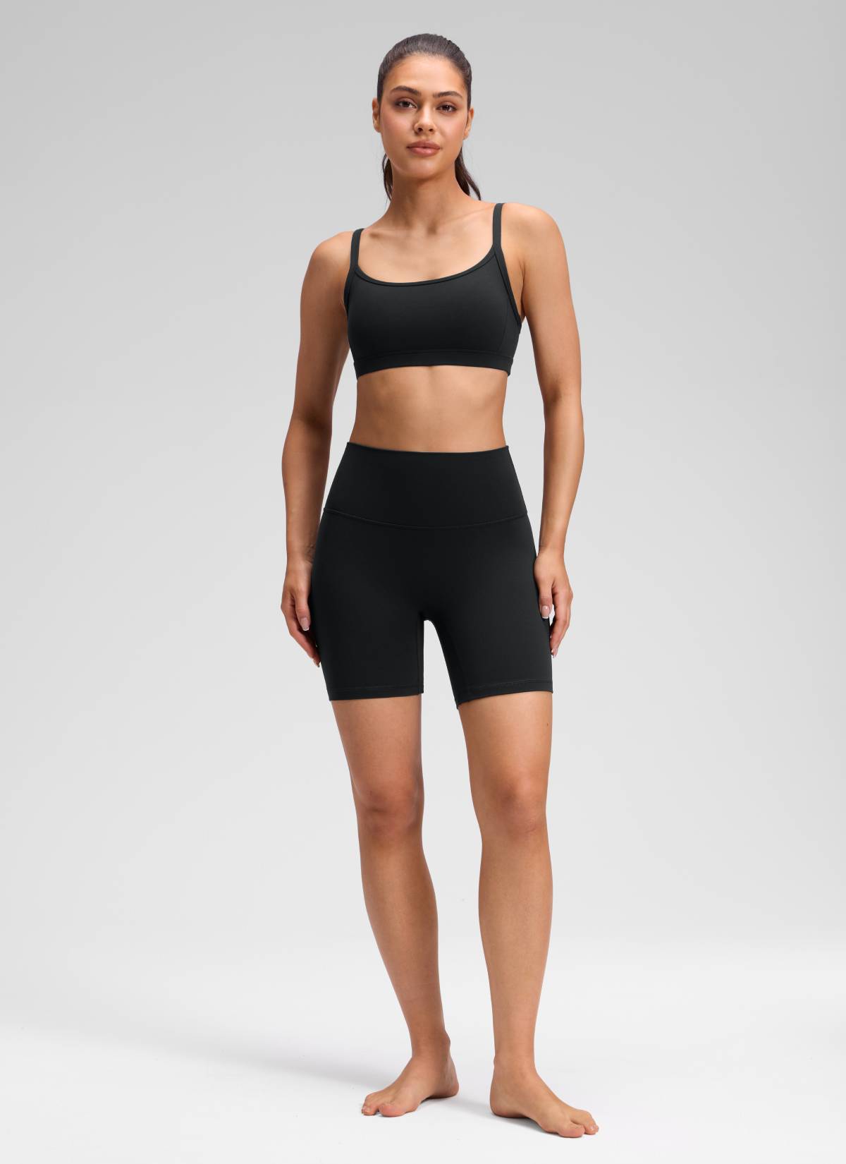 CRZ YOGA da Donna Butterluxe Short Yoga a Vita Alta Senza Cucitura Frontale 15 cm