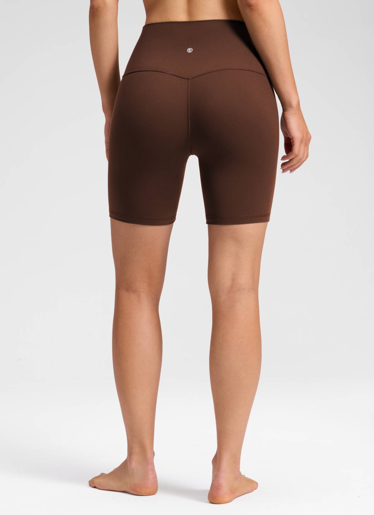 CRZ YOGA moteriški Butterluxe aukšto liemens joga šortai be priekinės siūlės 15 cm