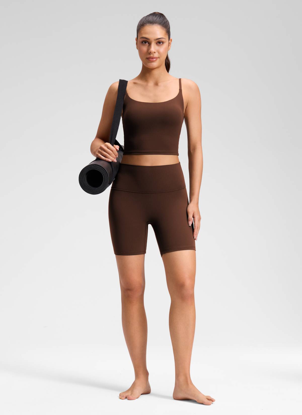 CRZ YOGA da Donna Butterluxe Short Yoga a Vita Alta Senza Cucitura Frontale 15 cm