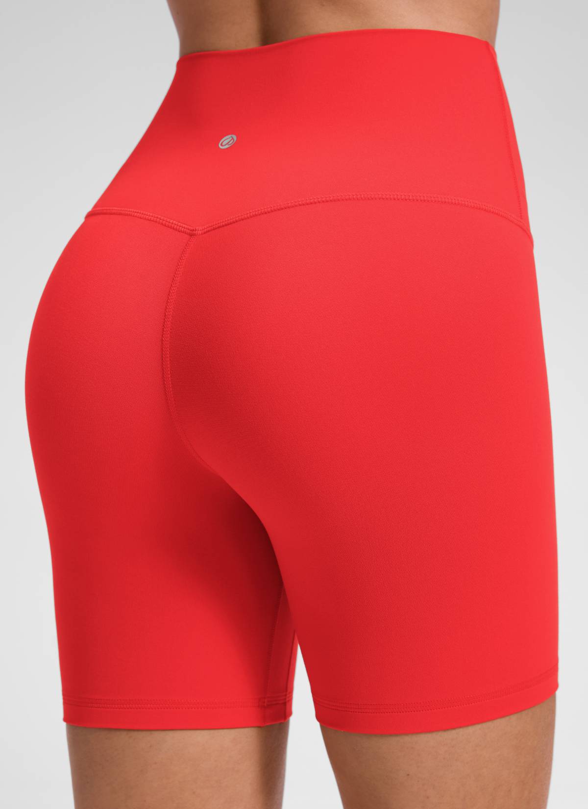 CRZ YOGA moteriški Butterluxe aukšto liemens joga šortai be priekinės siūlės 15 cm
