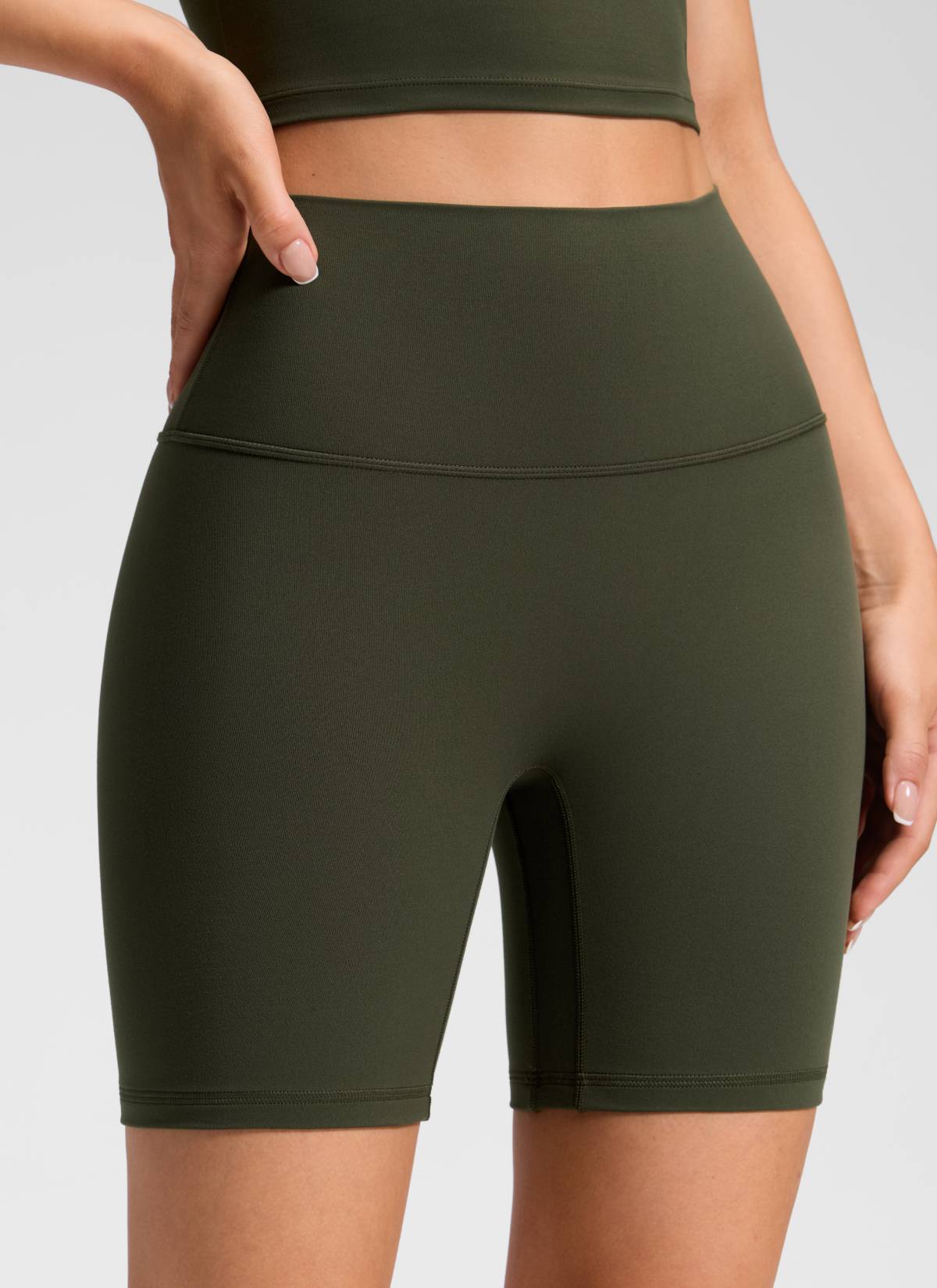 CRZ YOGA da Donna Butterluxe Short Yoga a Vita Alta Senza Cucitura Frontale 15 cm