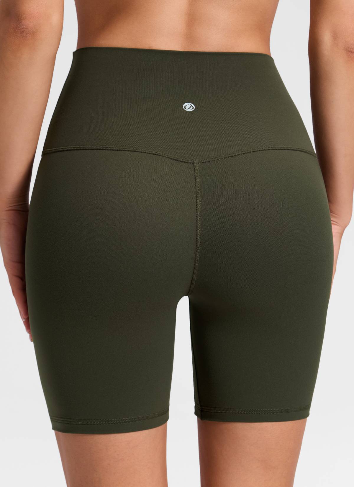 CRZ YOGA moteriški Butterluxe aukšto liemens joga šortai be priekinės siūlės 15 cm