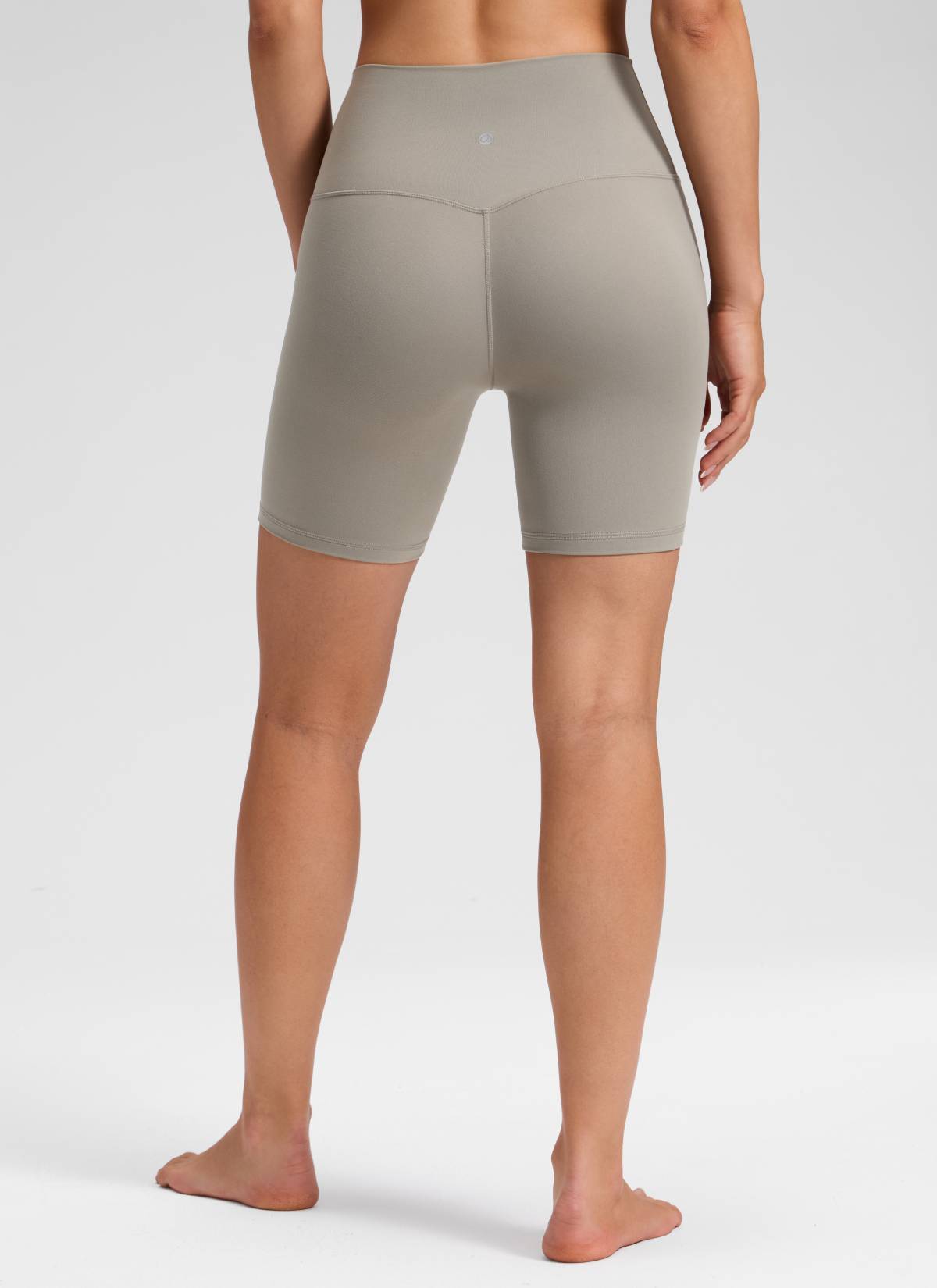 CRZ YOGA moteriški Butterluxe aukšto liemens joga šortai be priekinės siūlės 15 cm