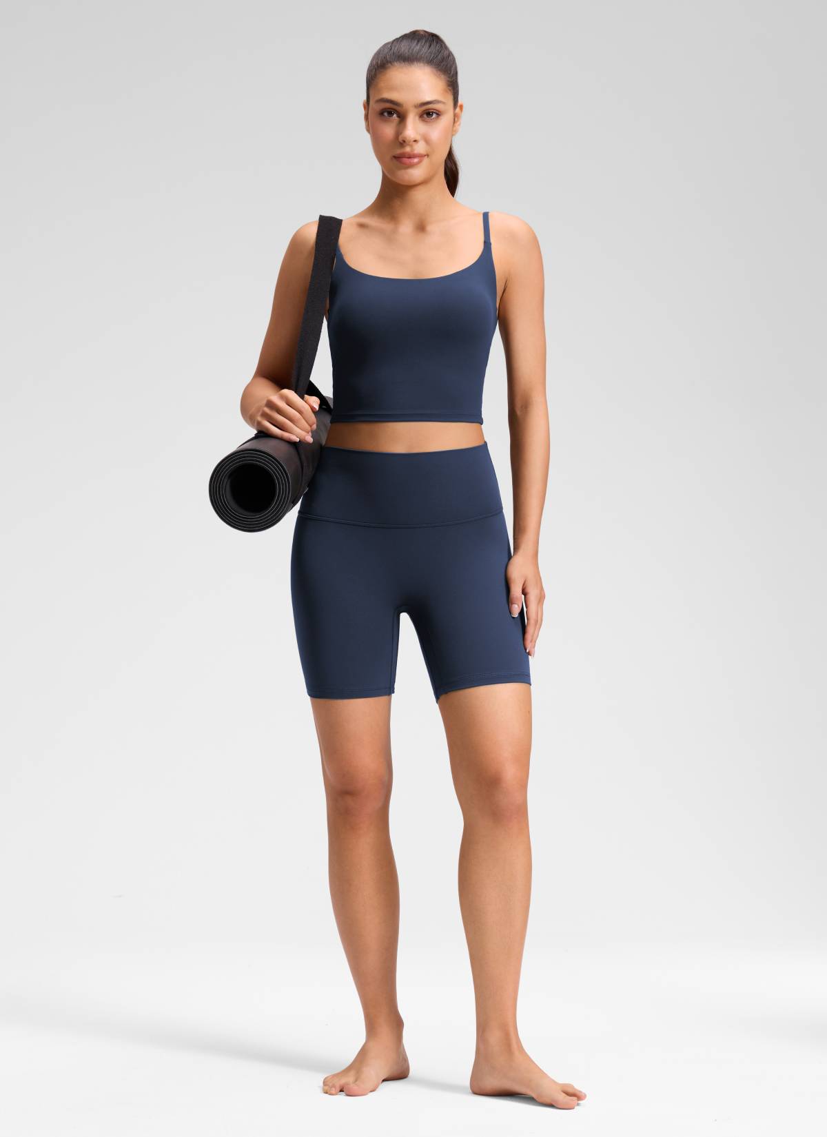 CRZ YOGA da Donna Butterluxe Short Yoga a Vita Alta Senza Cucitura Frontale 15 cm