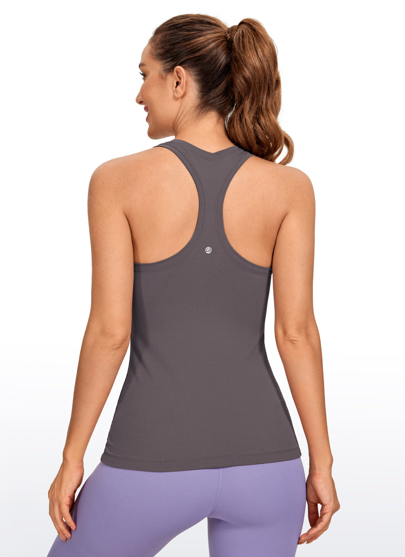 CRZ YOGA Débardeur de yoga slim pour femme Butterluxe Dos nageur Tornado