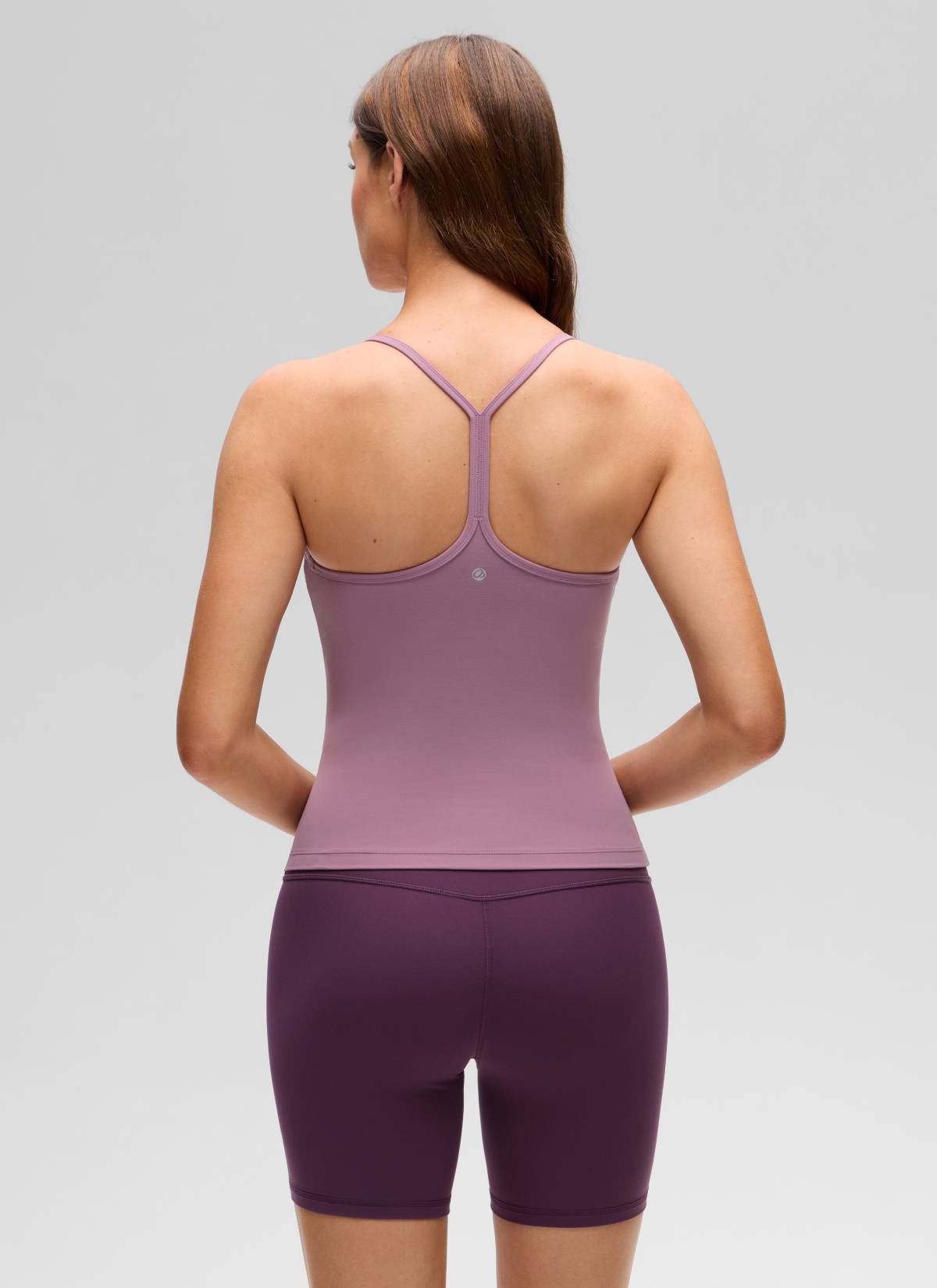 Camiseta de tirantes con sujetador incorporado Butterluxe de ajuste ceñido para yoga de mujer CRZ YOGA Lavanda Claro