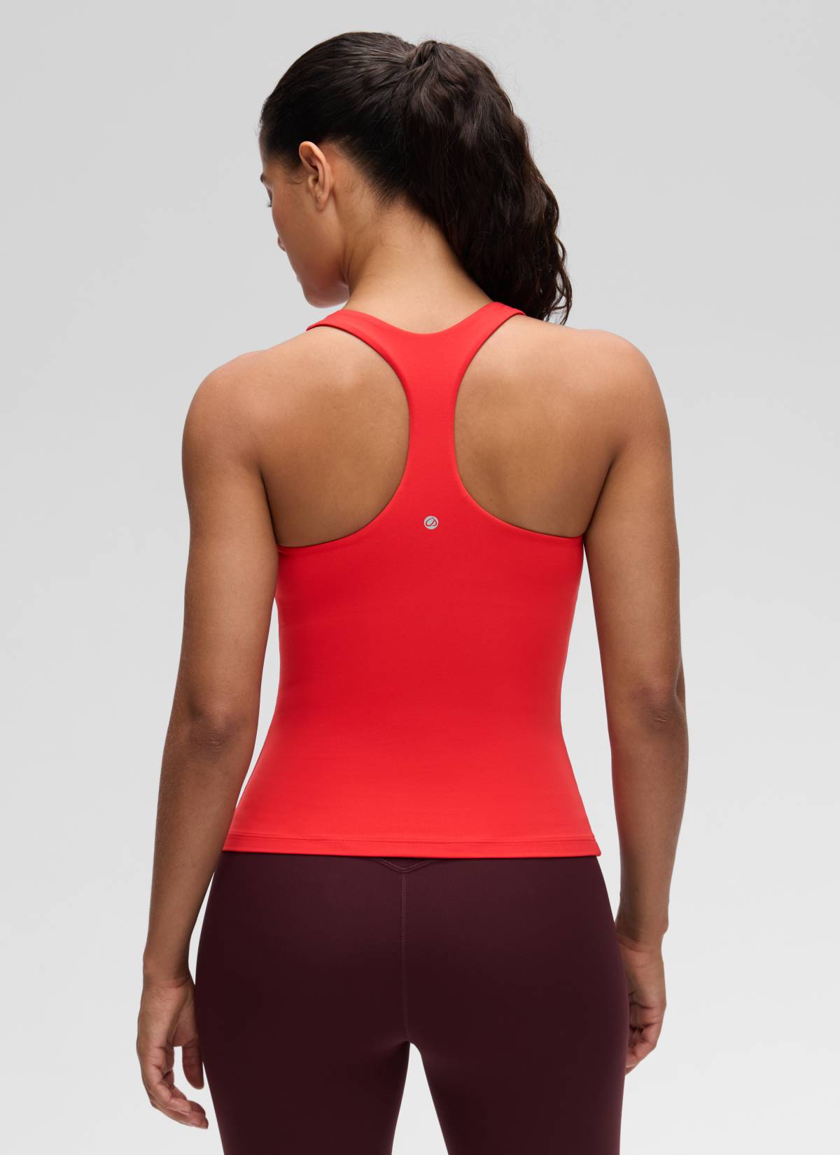 Top da Yoga Aderente da Donna CRZ YOGA Butterluxe con Reggiseno Integrato Rosso Scuro