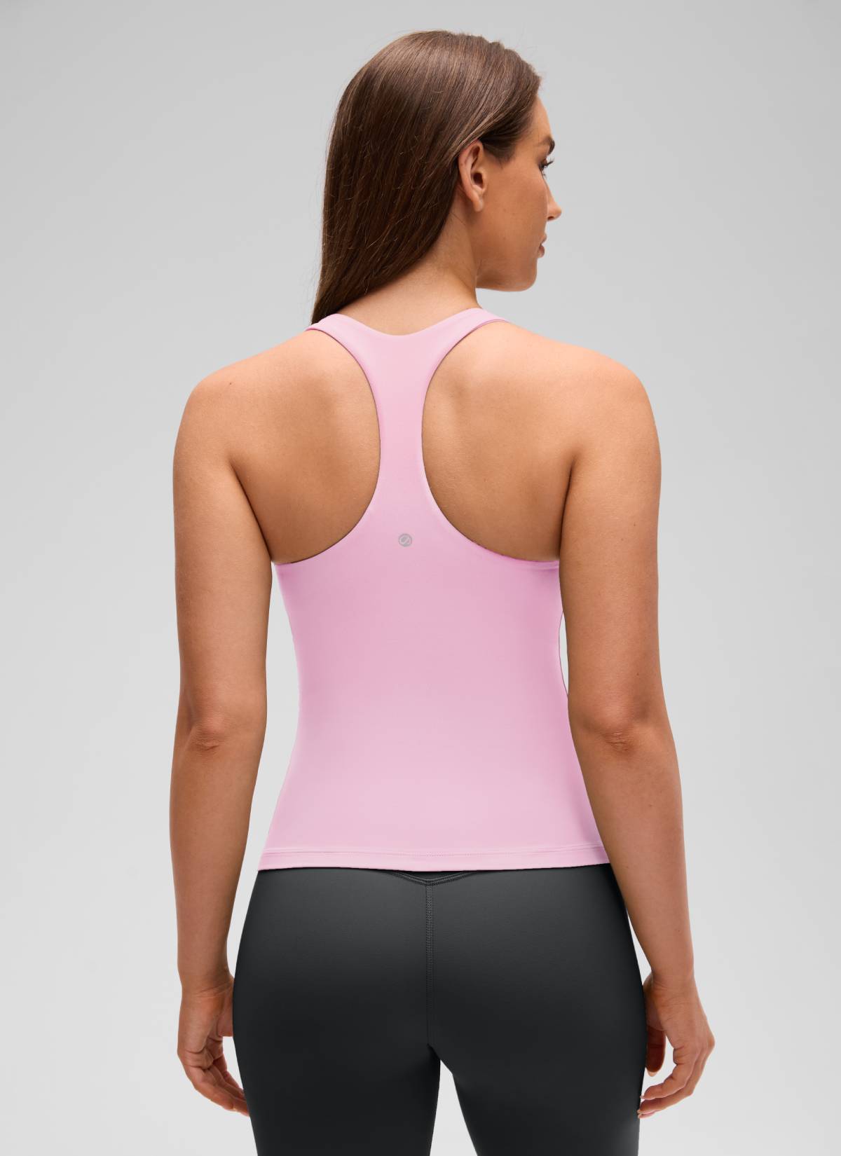 Top da Yoga Aderente da Donna CRZ YOGA Butterluxe con Reggiseno Integrato Rosa Peonia